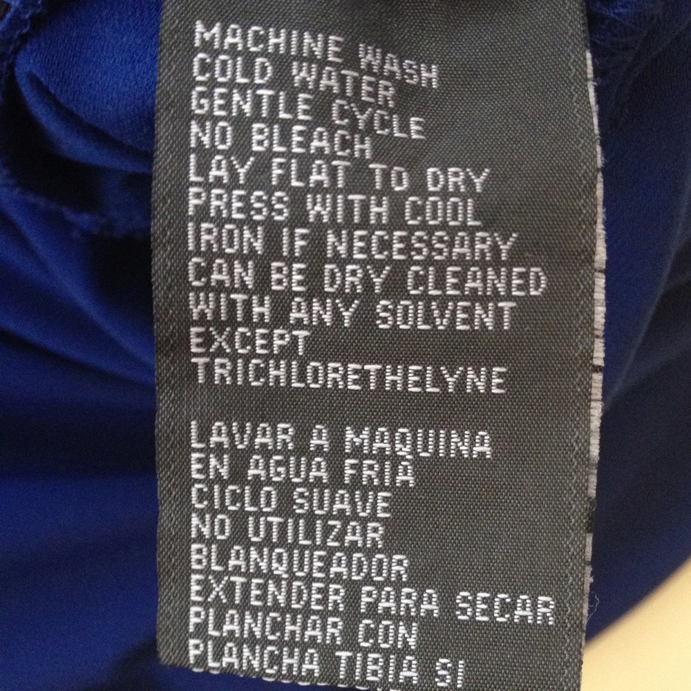 Jones Wear Halter Fit Flair Occasions Blue Dress 8 - Picture 7 of 7